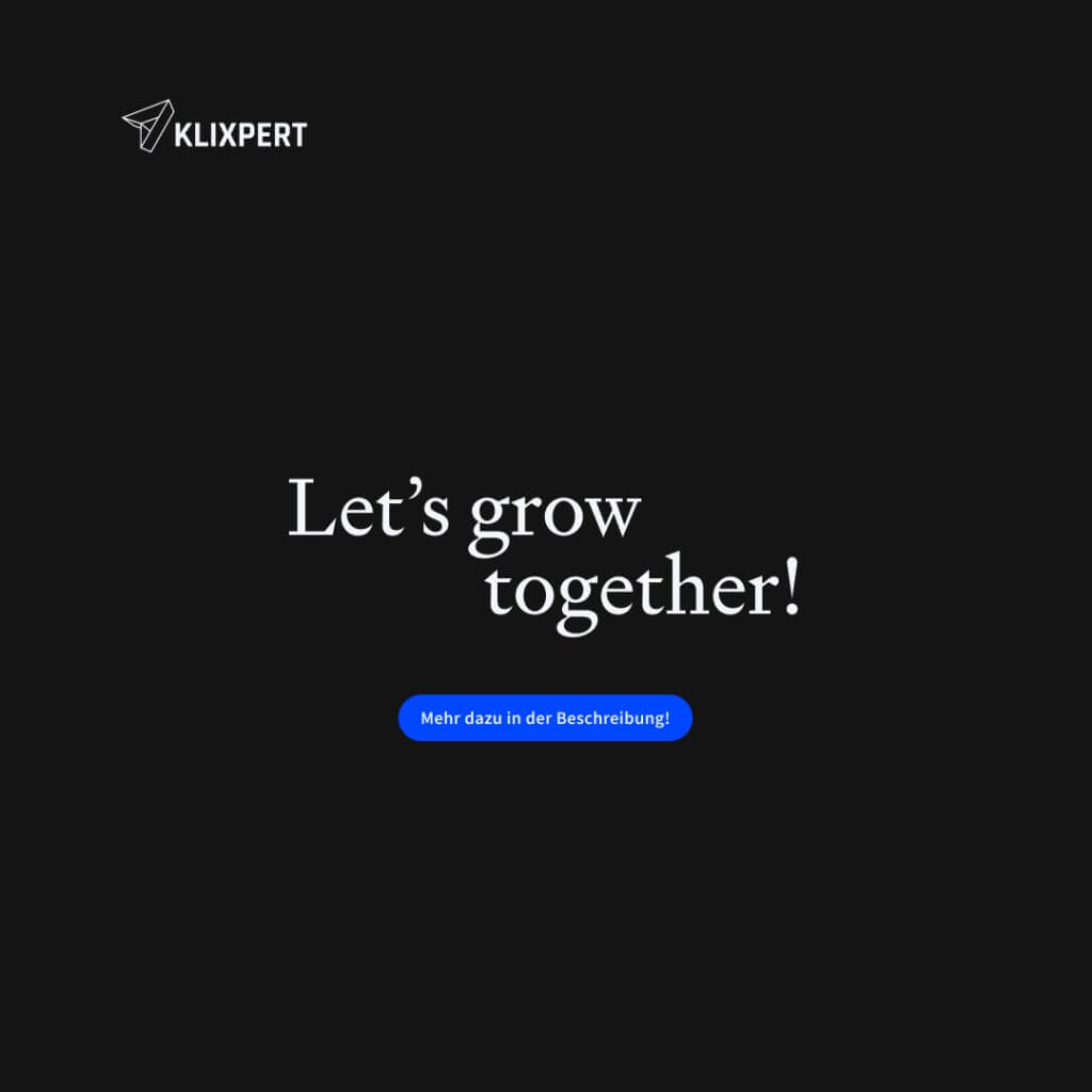 Lets grow together!